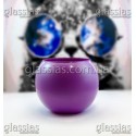 Ваза стеклянная-аквариум Lilac 3,5 литра, h-160мм, d-190мм